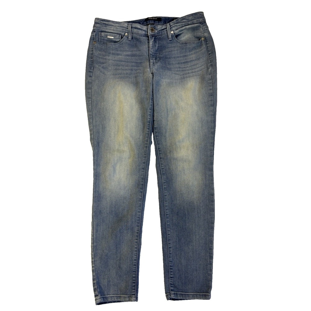 Nine West Women's 6 Gramercy Sexy Skinny Ankle Jeans Indie Sleaze Baddie‎ Rocker